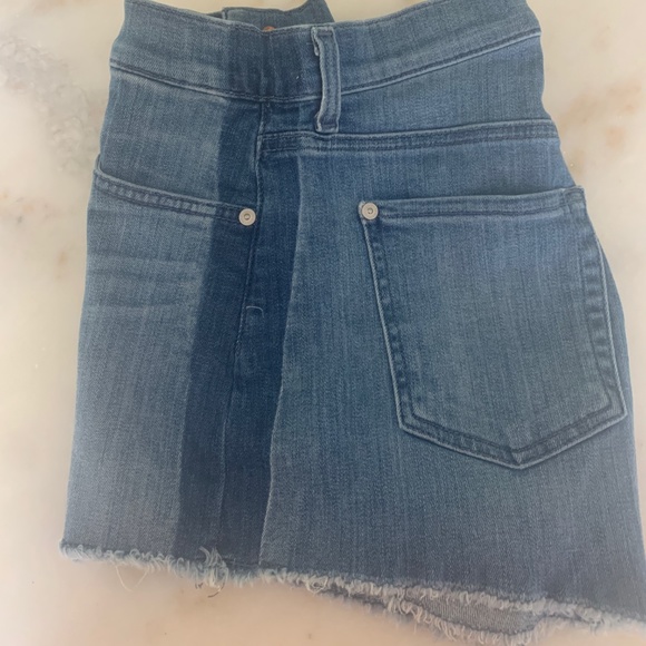 7 For All Mankind Cut Off Jean Denim Shorts - Picture 3 of 3